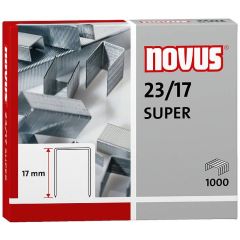 Novus 042-0045 Staples - 23/17 - 1000 Pins 