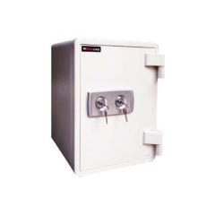 Eagle SS-M031KK Fire Resistant Safe - 2 Key Locks - White