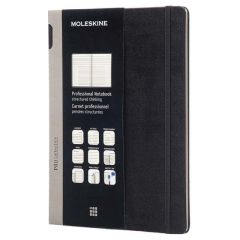Moleskine OWMOL 321 Professional Notebooks Large Size, Black
