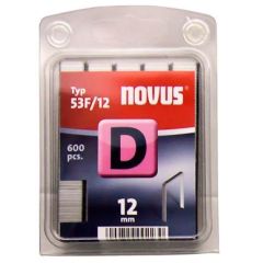 Novus 042-0377 Type D Staples - 53F/12 - 600 Pins 