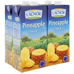 Lacnor Essentials Pineapple Juice - 1 Liter x (Pack of 12)