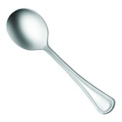 Hisar HSR.BSS52549 18/10 Stainless Steel Barcelona Soup Spoon - 3mm (Pack of 12)