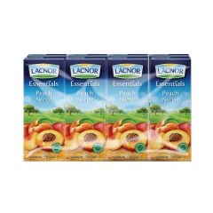 Lacnor Essentials Peach Nectar - 180ml x (Pack of 32)
