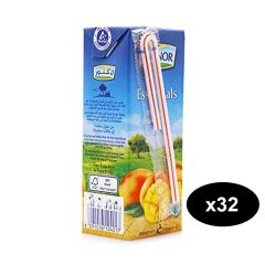 Lacnor Essentials Mango Juice - 180ml x (Pack of 32)