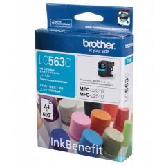 Brother LC563C Genuine Ink Cartridge - Cyan