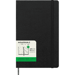 Moleskine OWMOL 5270 Hard Cover Undated 12 Month Weekly Planner, Large