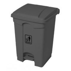 Alfa Plastic Garbage Bin - Black - 45 Liter