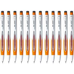Pentel AS305 Jolt Mechanical Pencil - 0.5mm Tip - Orange (Pack of 12)