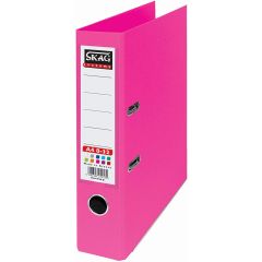 Skag 213264 Lever Arch PP Box File - 8cm Spine - A4 - Pink
