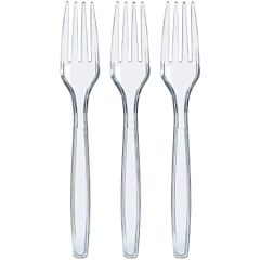 Al Daya Disposable Fork - Transparent (Pack of 50)