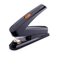 Novus B8FC Flat Clinch Stapler - 50 Sheets Capacity - Black
