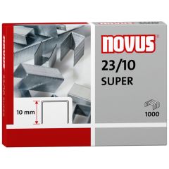 Novus 042-0531 10mm Staples - 23/10 Super -  1000 Pins