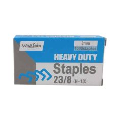 Whashin 23/8 Staples - 50 Sheets Capacity, 1000 Pins