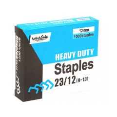 Whashin 23/2(H-13) Heavy Duty Stapler Pin - 12mm - 1000 Pins