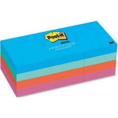 3M 653-AU Ultra Colours Post-it Notes - 1.5" x 2" - 100 Sheets x 12 Pads / Pack