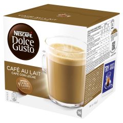 Nescafe Dolce Gusto Cafe Au Lait Coffee Pods - 16 Capsules