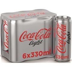 Coca Cola Light Can - 330ml x (Pack of 6)