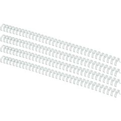 TPPS Binding Ring Wire 3:1,9.5mm(3/8"), 34 Loops, White (Pack of 100)
