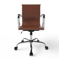 MHM Modern UL UT-C031H Adjustable Low Back Chair, Brown