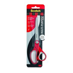 3M Scotch 1427 Multipurpose Scissors - 7" - Red