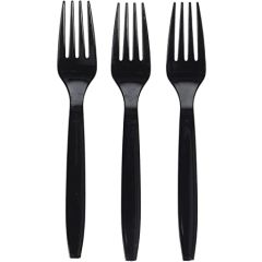 Novak Disposable Fork - Black (Pack of 50)