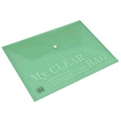 FIS FSPGDB801A4GN My Clear Bag - A4 - Green - 1 Piece