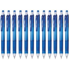 Pentel PL105 EnerGize-X Mechanical Pencil - 0.5mm - Blue Barrel (Pack of 12)