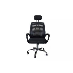 MHM TJ HY-903 High Back Mesh Executive Swivel Office Chair, Black