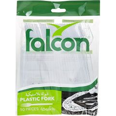 Falcon Plastic Clear Fork (Pack of 50)