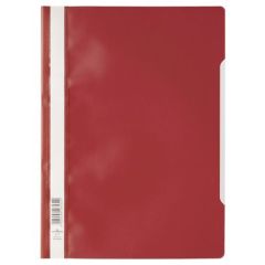 Durable 2573 Economy Clear View Project File - A4 - Red (Pack of 50)