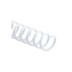 TPPS Plastic Binding Coil, 4:1, 10mm, White (Pack of 100)