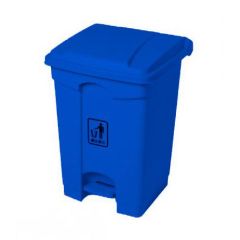 Alfa Plastic Garbage Bin - Blue - 45 Liter
