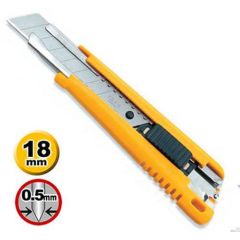 Olfa EXL Economical Heavy Duty Cutter - 18mm - Yellow / Black