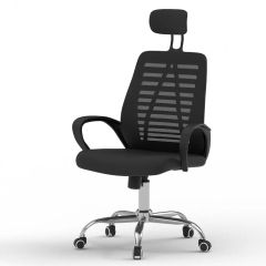 MHM Sleekline 1004 Mesh Task Chair with Adjustable Height, Black