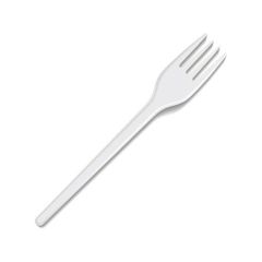 BioWare BW-F1006 Biodegradable 6" Fork - White (Pack of 1000)