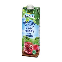 Lacnor Healthy Living Pomegranate Juice - 1 Liter x (Pack of 6)