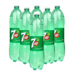 7UP Carbonated Soft Drink - 2.25 Liter Pet Bottle x (Pack of 6)