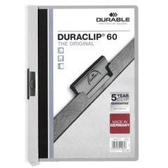 Durable Duraclip 60 File - A4 - 60 Sheets - Grey (Pack of 25)