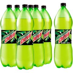 Mountain Dew - 2.25 Liter Pet Bottle x (Pack of 6)