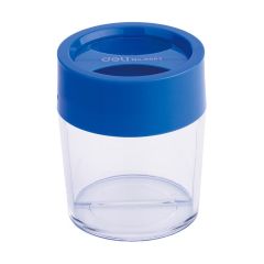 Deli 9881 Round Magnetic Clip Dispenser - Blue (Pack of 6)