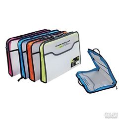 Deli 38129 Zipper Bag - A4 - Assorted Color