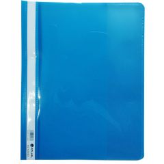 Atlas F2680 PP Thick Flat File with Pocket - F/S - Blue