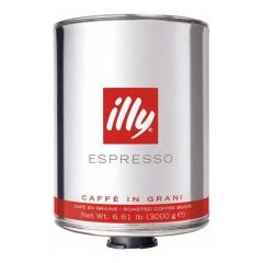 Illy Espresso Medium Roast Coffee Beans Tin - 3Kg Drum