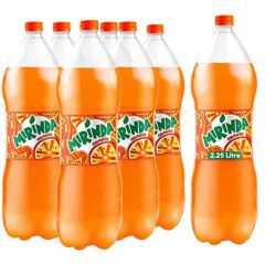 Mirinda Orange - 2.25 Liter Pet Bottle x (Pack of 6)