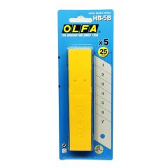 Olfa HB-5B Snap-Off blade - 25mm - 5 Blades/Tube x (Pack of 12)