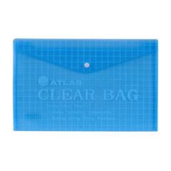 Atlas AS-F10001 My Clear  Bag - F/S - Blue (Pack of 12)