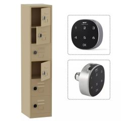 Godrej Digital 6 Door Locker with Advanced Touch Screen Lock, Beige