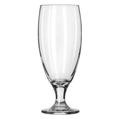 Libbey C3804 Embassy Collection Footed Pilsner Glass - 473ml (Pack of 12)
