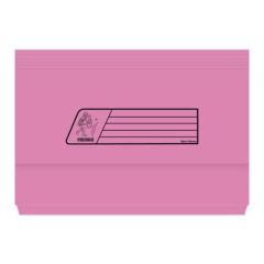 Premier Document Wallet - 220gsm - F/S - Pink