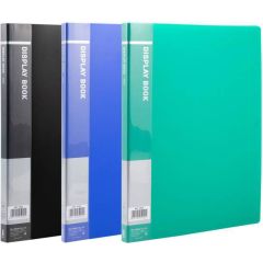 Deli 38146 Display Book - 30 Pockets - A4 - Assorted Color (Pack of 12)
